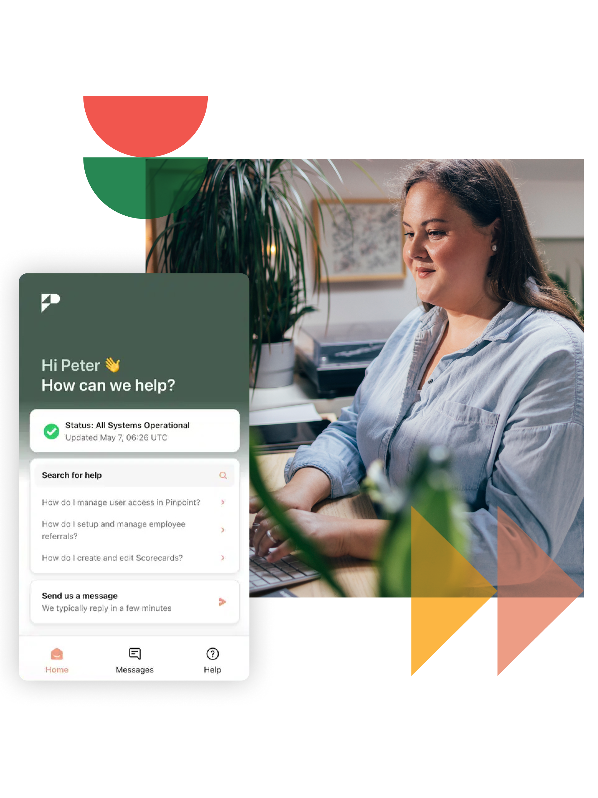 Live chat support in Pinpoint